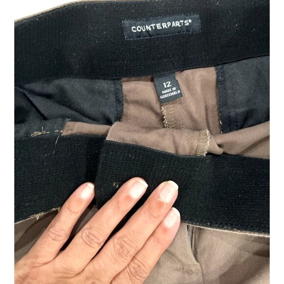 Counterparts Womens Brown Pants Size 12 Comfortable & Stylish - Picture 4 of 10